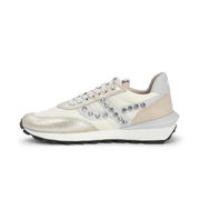 SNEAKER WITH STUDS Woman Platinum Eggnug Heaven SNEAKER WITH STUDS Woman Platinum Eggnug Heaven