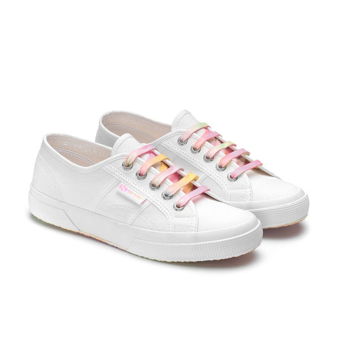 SNEAKERS 2750 SHADED LACE Woman White Candy Multicolor