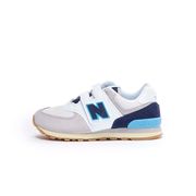 SNEAKERS 574 LIFESTYLE LEATHER TEXTILE Kid White Navy SNEAKERS 574 LIFESTYLE LEATHER TEXTILE Kid White Navy