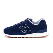 SNEAKERS 574 LIFESTYLE PIGSKIN Man Dark navy SNEAKERS 574 LIFESTYLE PIGSKIN Man Dark navy