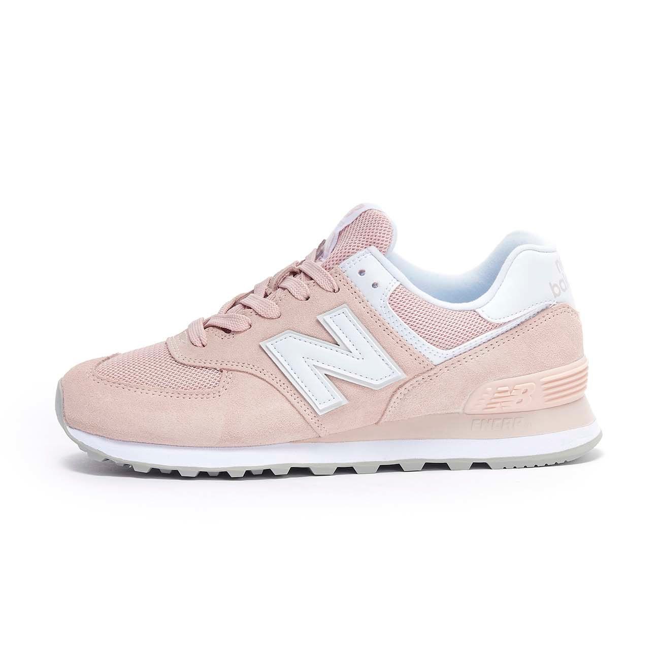 NEW BALANCE SNEAKERS 574 LIFESTYLE SUEDE Woman Pink | Mascheroni Sportswear