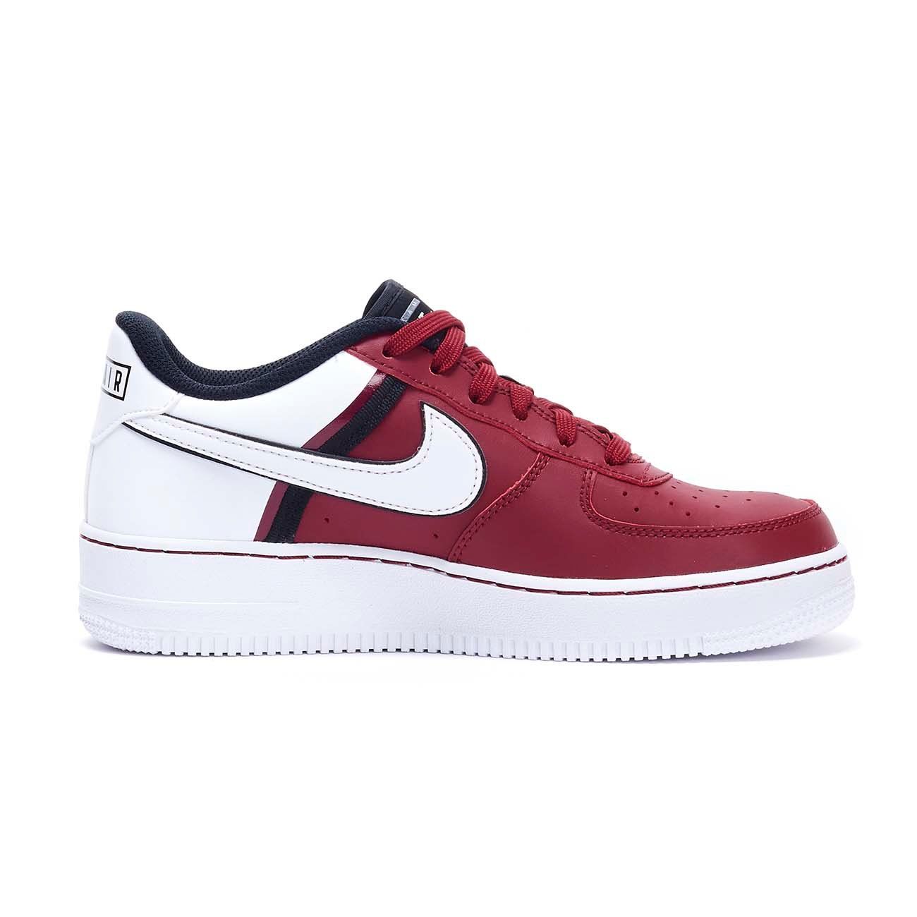 red and white air force 1 lv8