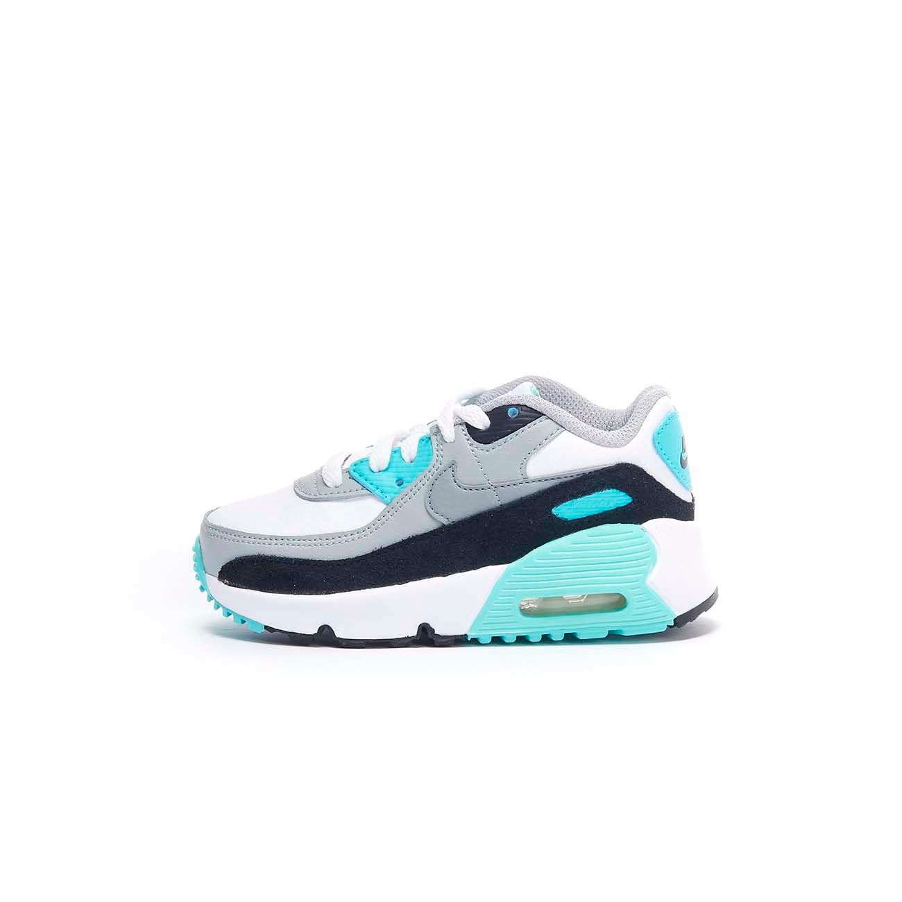 NIKE SNEAKERS AIR MAX 90 LTR Baby White Hyper Turquoise Particle ... منتجات قوي