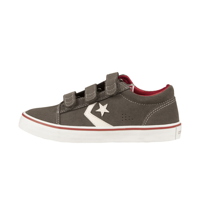 SNEAKERS ALL STAR BADGE OX 3V SUEDE Boy Charcoal/White