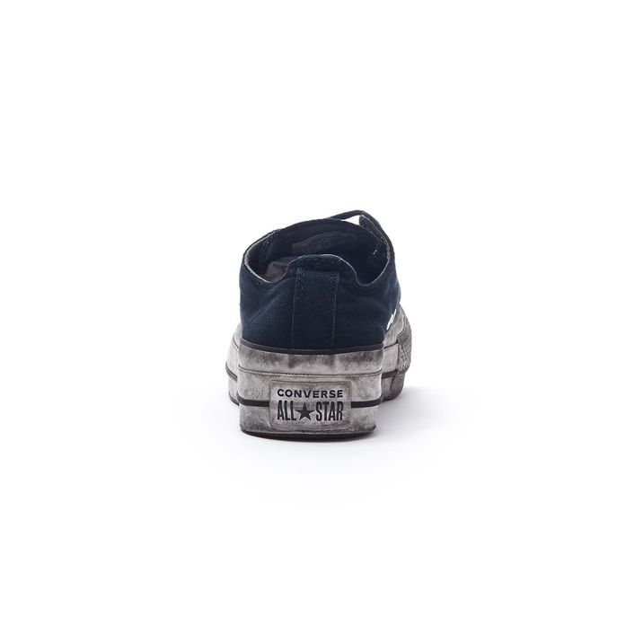 chuck taylor all star lift smoked canvas high top grey