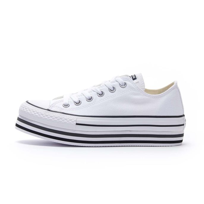 converse chuck taylor platform layer ox trainers