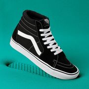 checkerboard flames vans