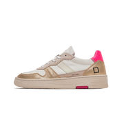 SNEAKERS COURT 2.0 LAMINATED Woman White Platinum SNEAKERS COURT 2.0 LAMINATED Woman White Platinum