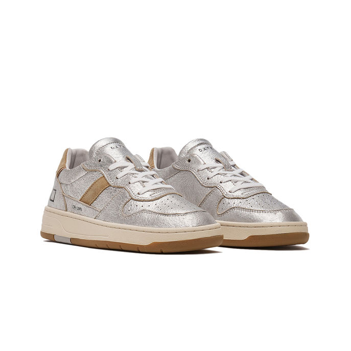 SNEAKERS COURT 2.0 Woman Shiny Silver