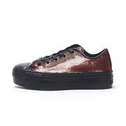SNEAKERS CT AS OX PLATFORM SEQUINS Woman Copper black SNEAKERS CT AS OX PLATFORM SEQUINS Woman Copper black