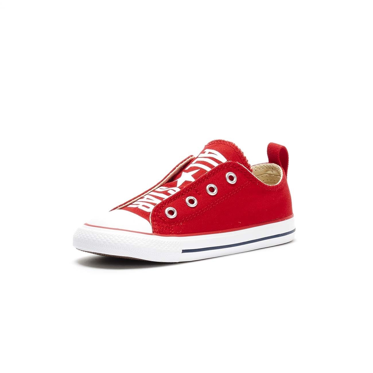 CONVERSE SNEAKERS CTAS SIMPLE SLIP OX Kid Red white | Mascheroni Sportswear