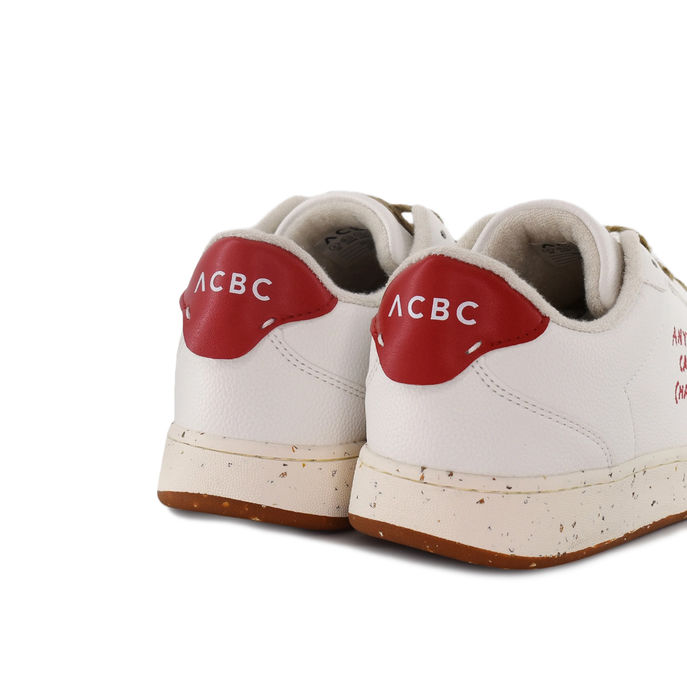 SNEAKERS EVERGREEN APPLE Unisex White Red Apple