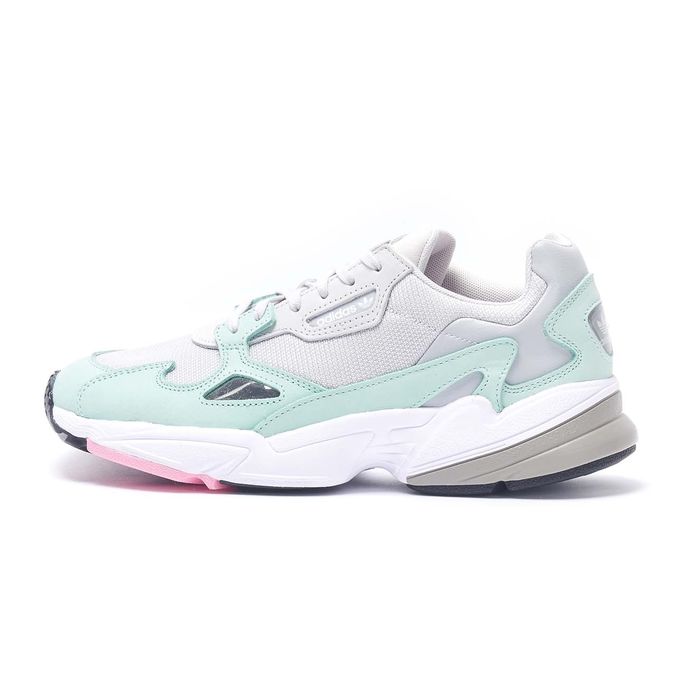 adidas falcon grey one easy green