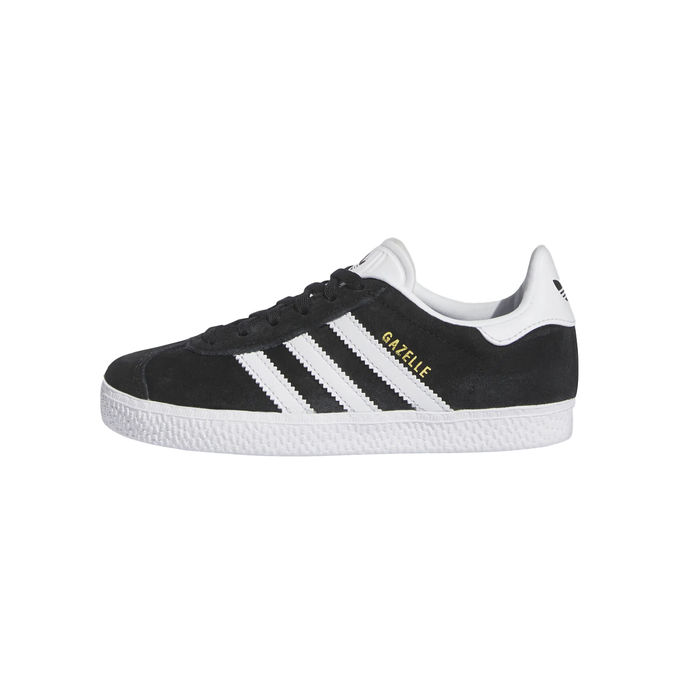 SNEAKERS GAZELLE Kid Core Black Footwear White Gold Metallic