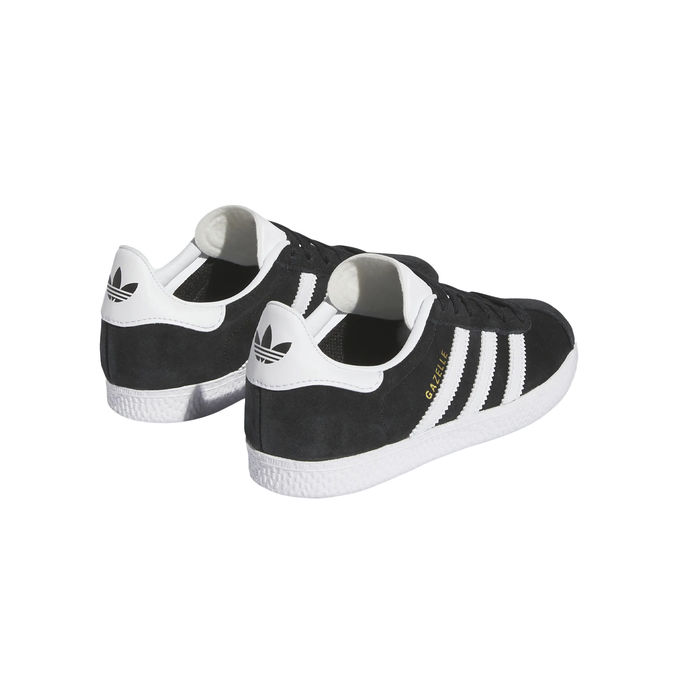 SNEAKERS GAZELLE Kid Core Black Footwear White Gold Metallic