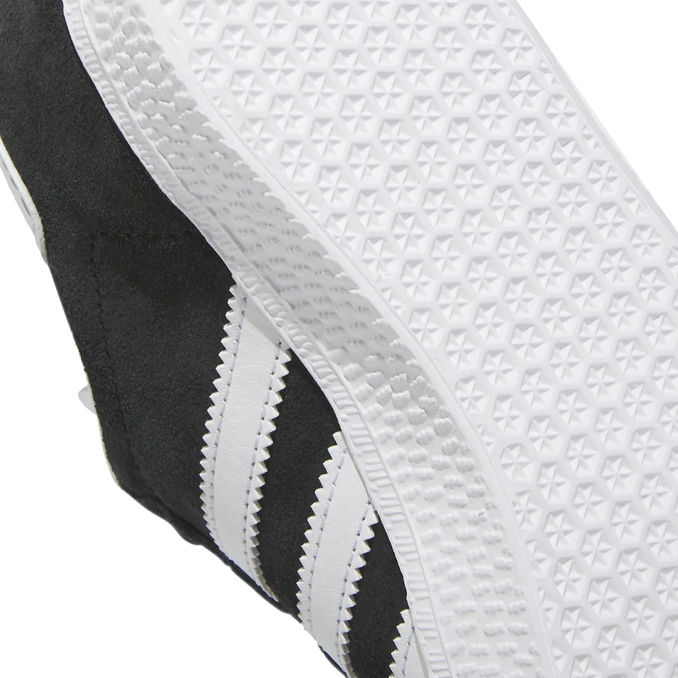 SNEAKERS GAZELLE Kid Core Black Footwear White Gold Metallic