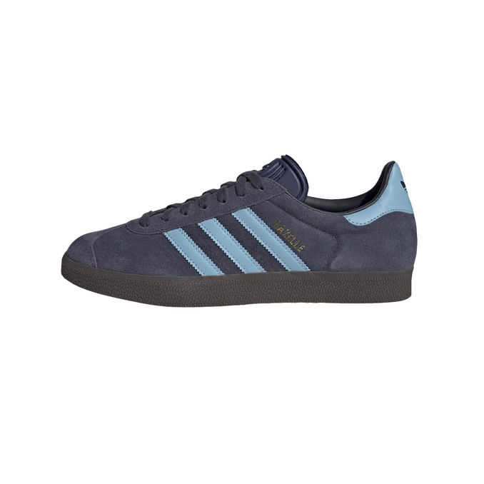 SNEAKERS GAZELLE Man Shadow Navy Clear Blue Gum 