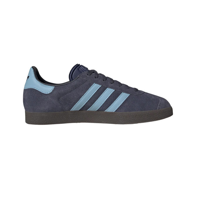 SNEAKERS GAZELLE Man Shadow Navy Clear Blue Gum 
