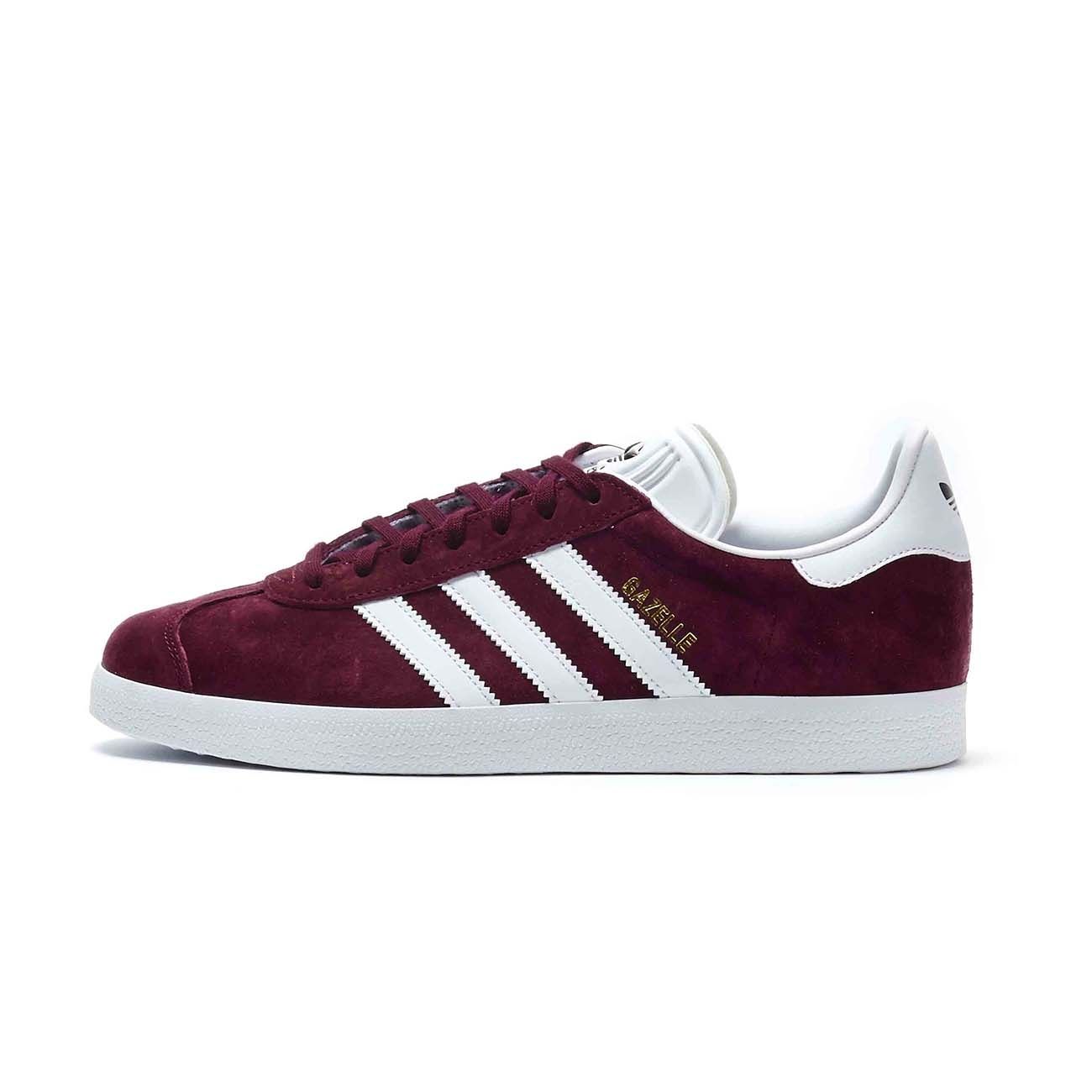 maroon and white adidas