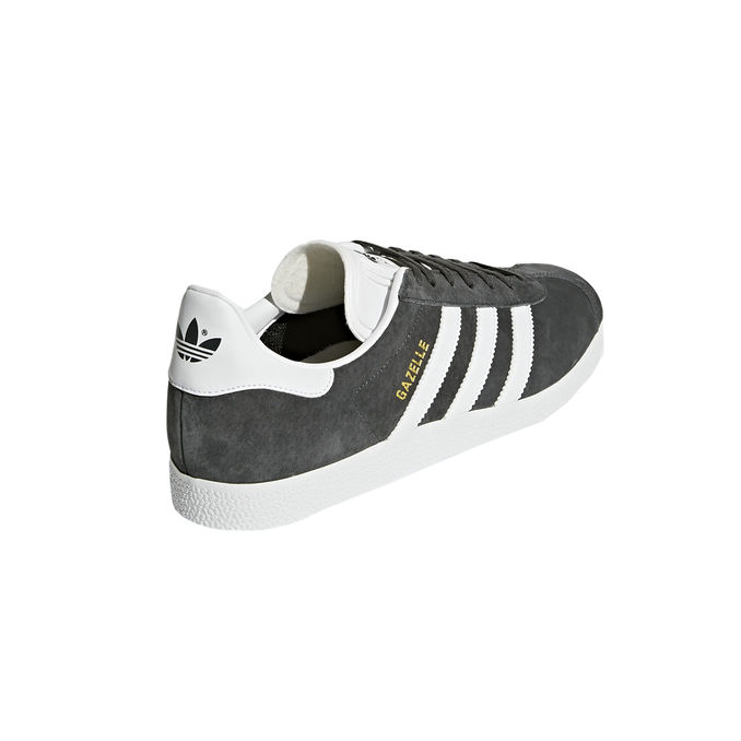 SNEAKERS GAZELLE Unisex Dark Grey Heather White Gold Metallic