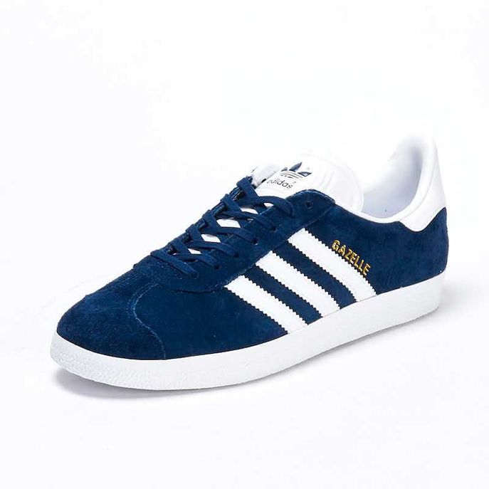 navy and white gazelles