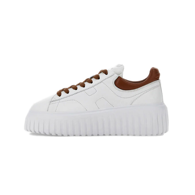 SNEAKERS H-STRIPES Woman White Leather