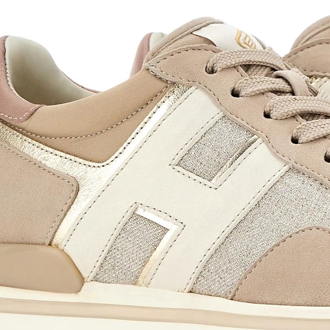 SNEAKERS H483 MIDI PLATFORM Woman Beige Natural