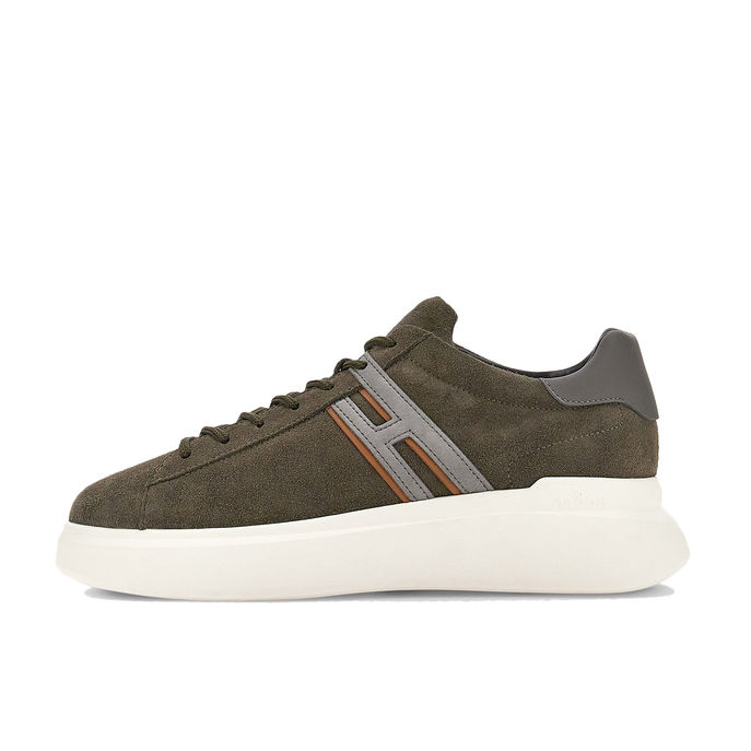 SNEAKERS H580 LACE-UP SLASH SUEDE Man Green/Grey