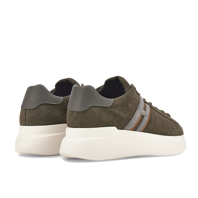 SNEAKERS H580 LACE-UP SLASH SUEDE Man Green/Grey