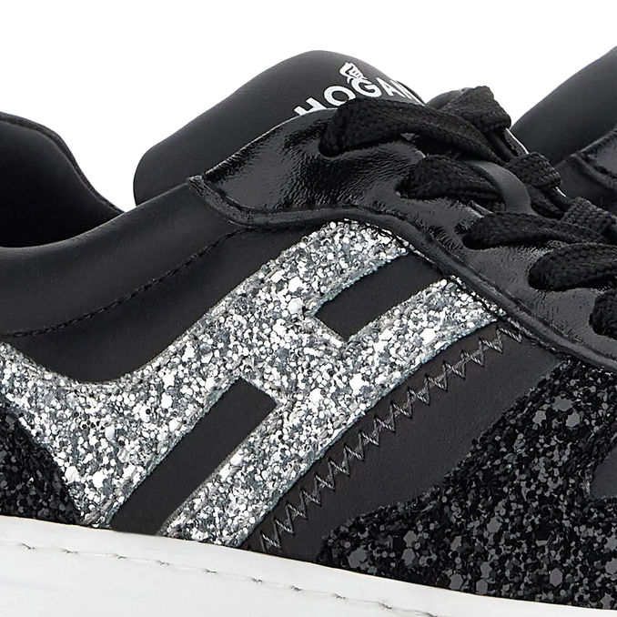 SNEAKERS H630 Woman Black Silver