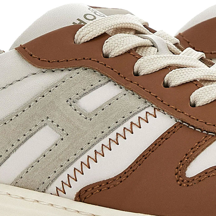 SNEAKERS H630 Woman White Grey Brown