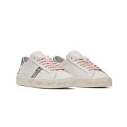 D.A.T.E. Sneakers donna STEP CALF Bianco Leopardato