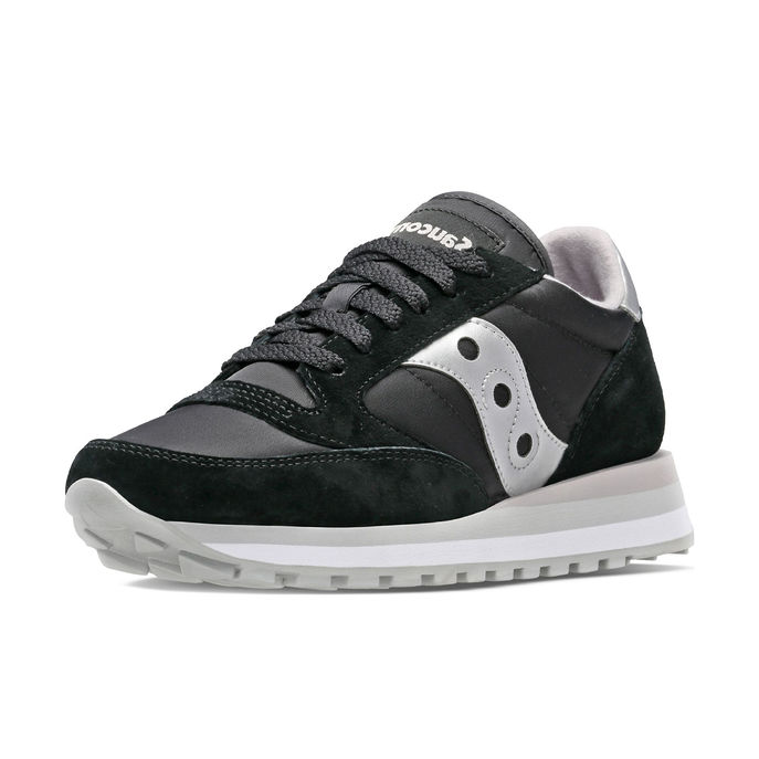 SNEAKERS JAZZ TRIPLE Donna Black Silver