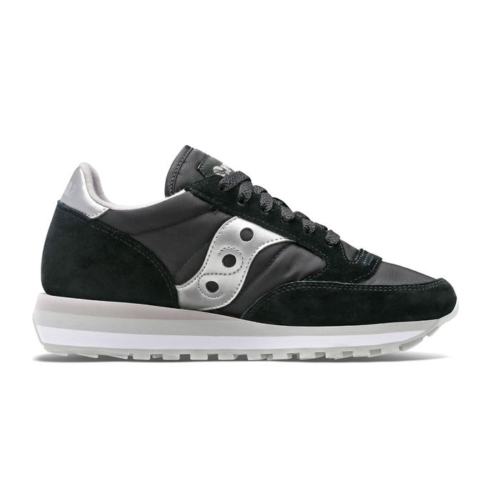 SNEAKERS JAZZ TRIPLE Donna Black Silver