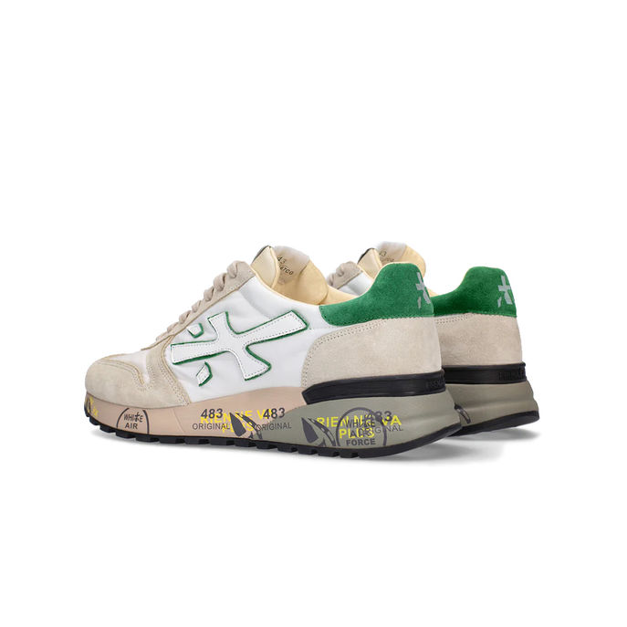 SNEAKERS MICK Man White Grey Green