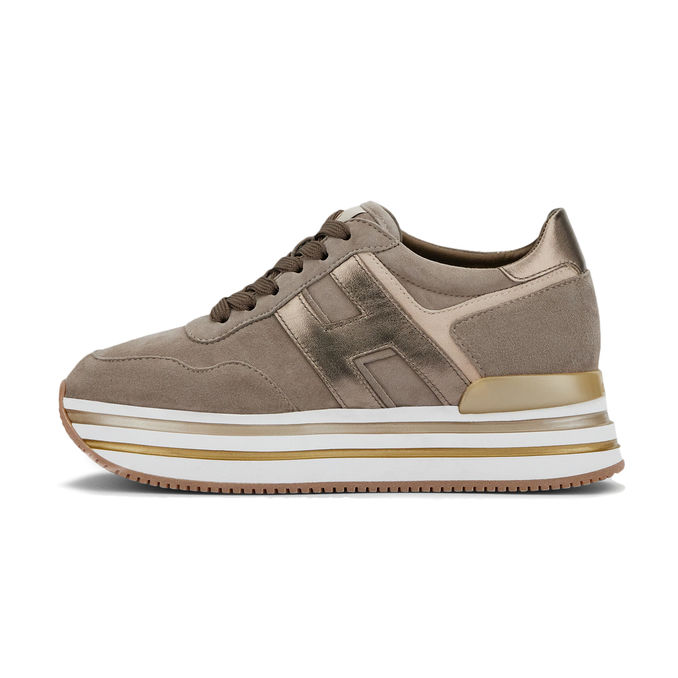 SNEAKERS MIDI H222 PLATFORM Woman Beige