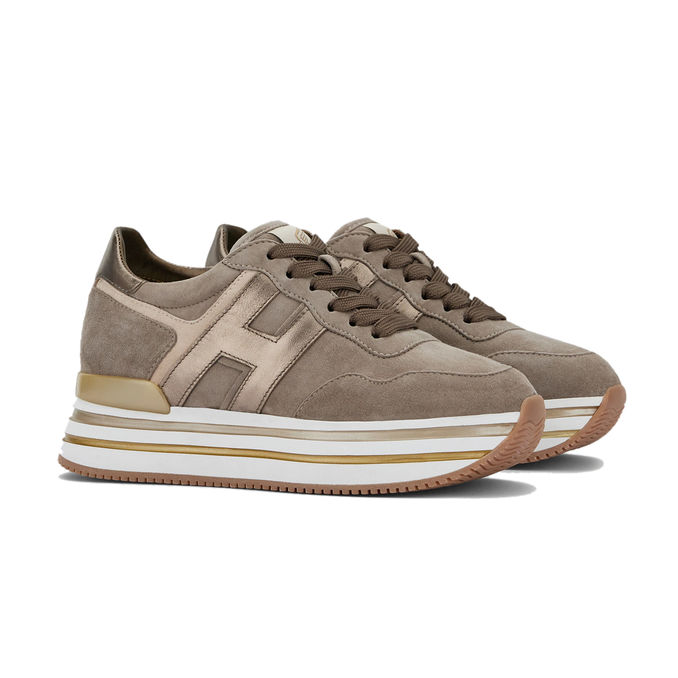 SNEAKERS MIDI H222 PLATFORM Woman Beige