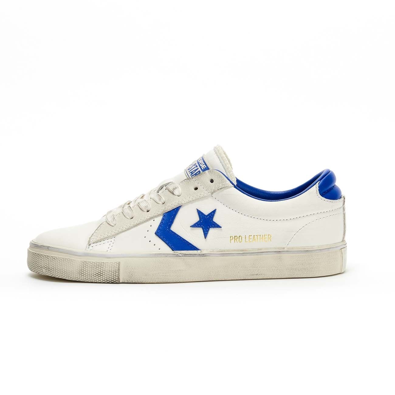 CONVERSE SNEAKERS PRO LEATHER VULC DISTRESSED OX Men White hyper ... شامبو بانتين اكثر كثافه