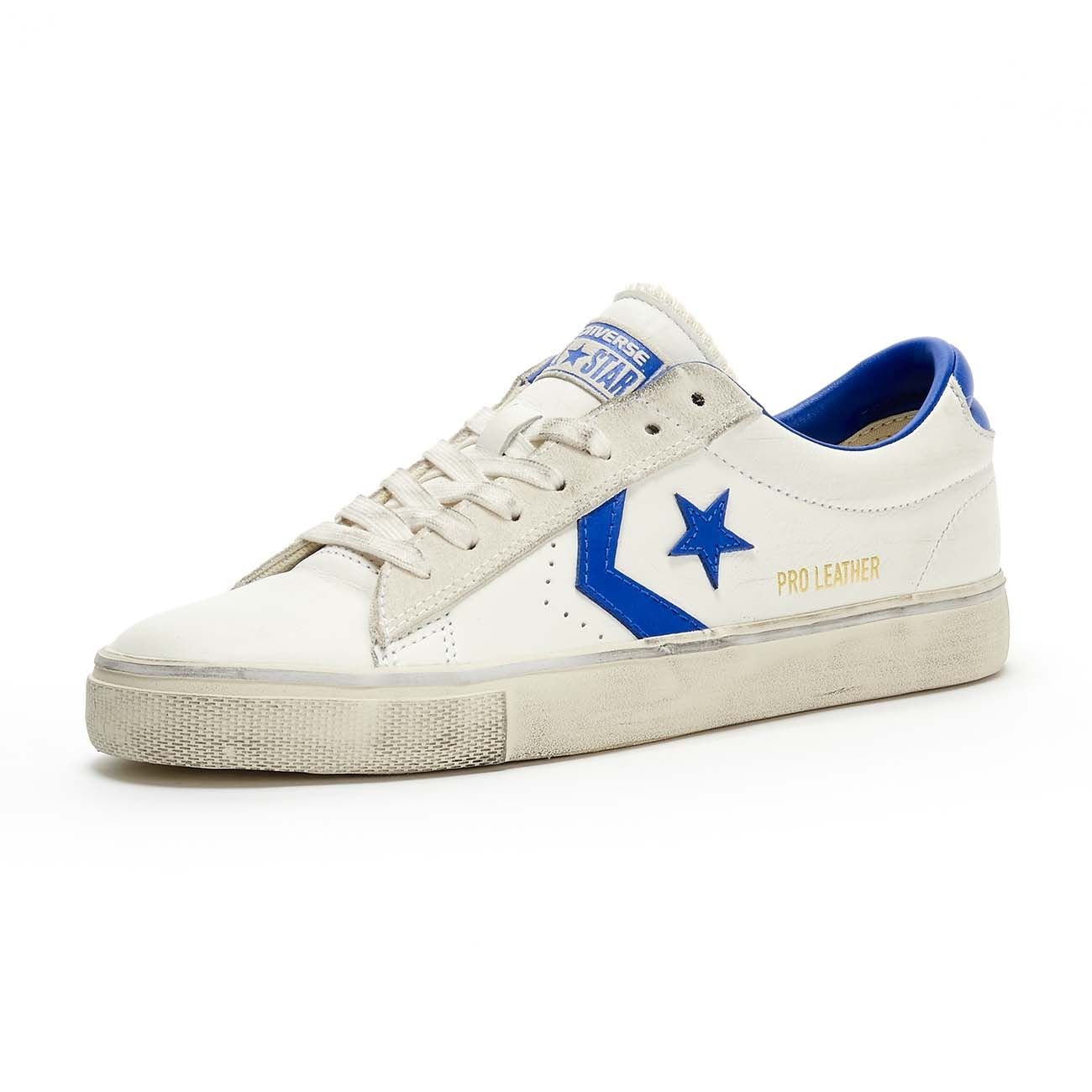 CONVERSE SNEAKERS PRO LEATHER VULC DISTRESSED OX Men White hyper ... تودز