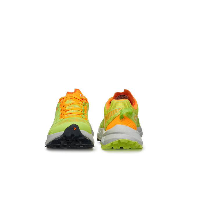 SNEAKERS SPIN PLANET Man Sunny Green Orange Fluo