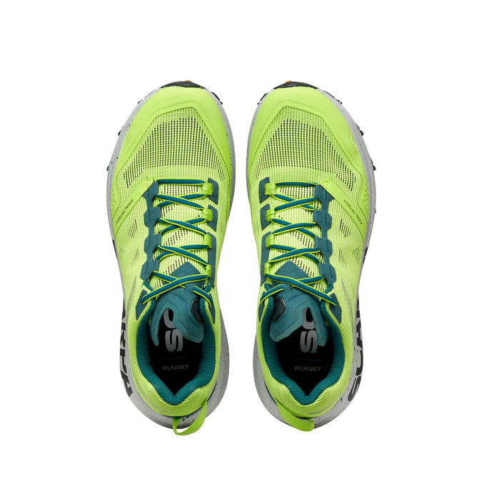SNEAKERS SPIN PLANET Man Sunny Green Petrol
