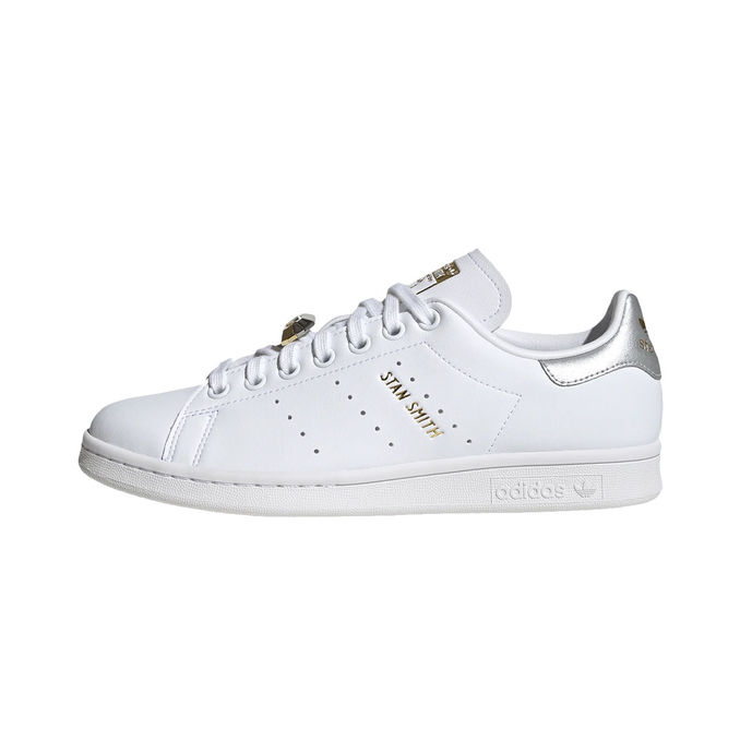 SNEAKERS STAN SMITH FERMA LACCI Woman White Silver Gold