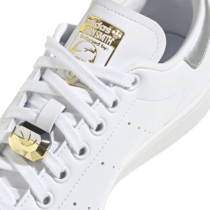 SNEAKERS STAN SMITH FERMA LACCI Woman White Silver Gold
