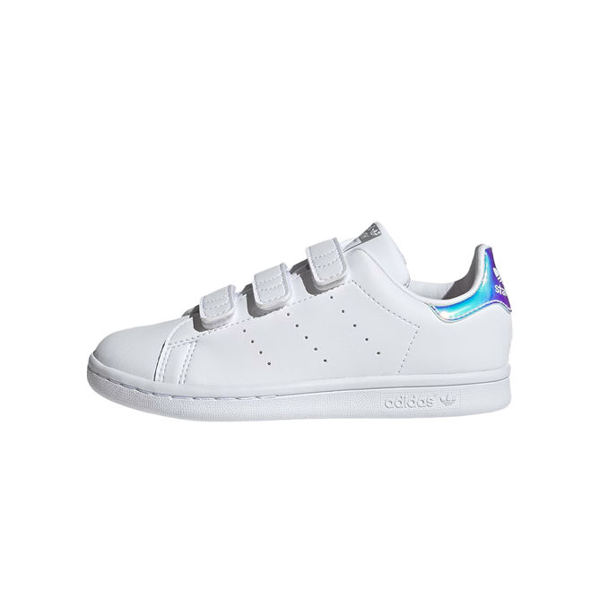 SNEAKERS STAN SMITH Girl White Silver Metallic