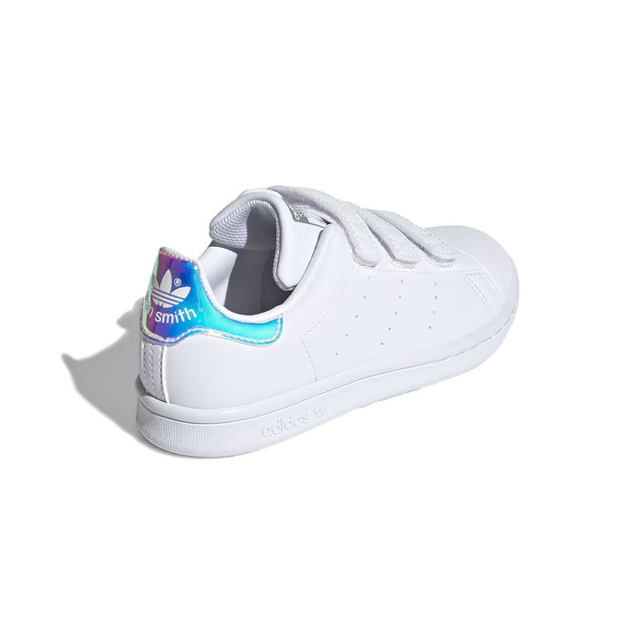 SNEAKERS STAN SMITH Girl White Silver Metallic