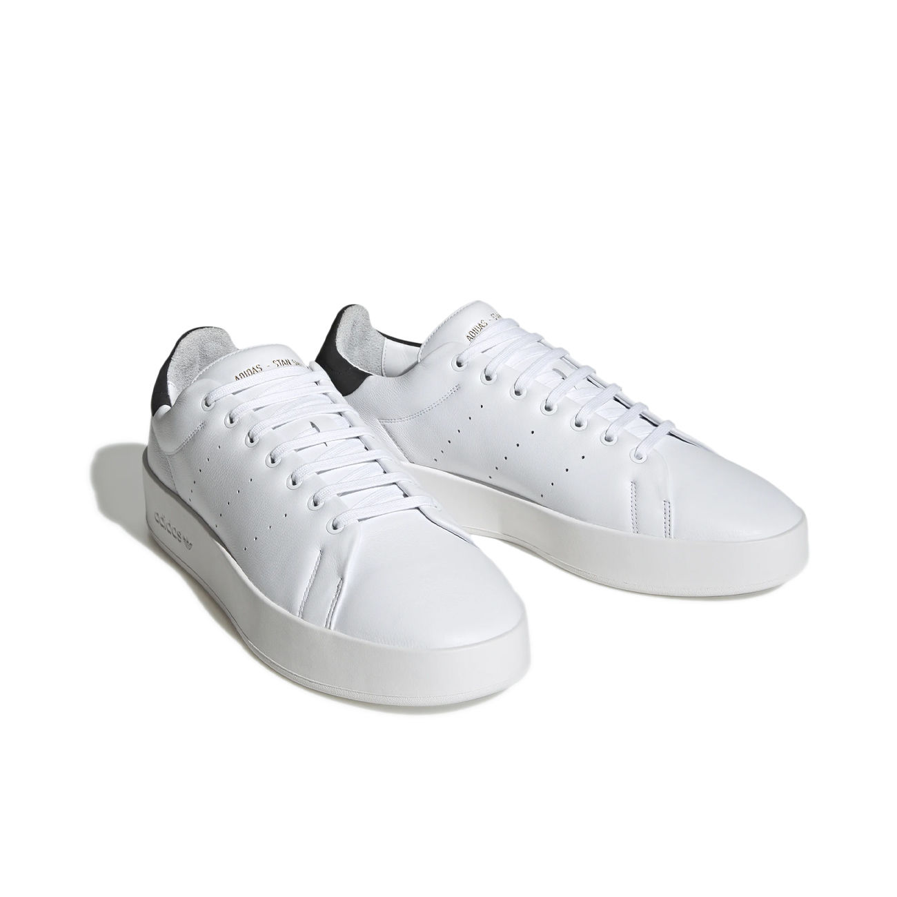 Abaca White/Black/White Leather Shoes | Aquatique