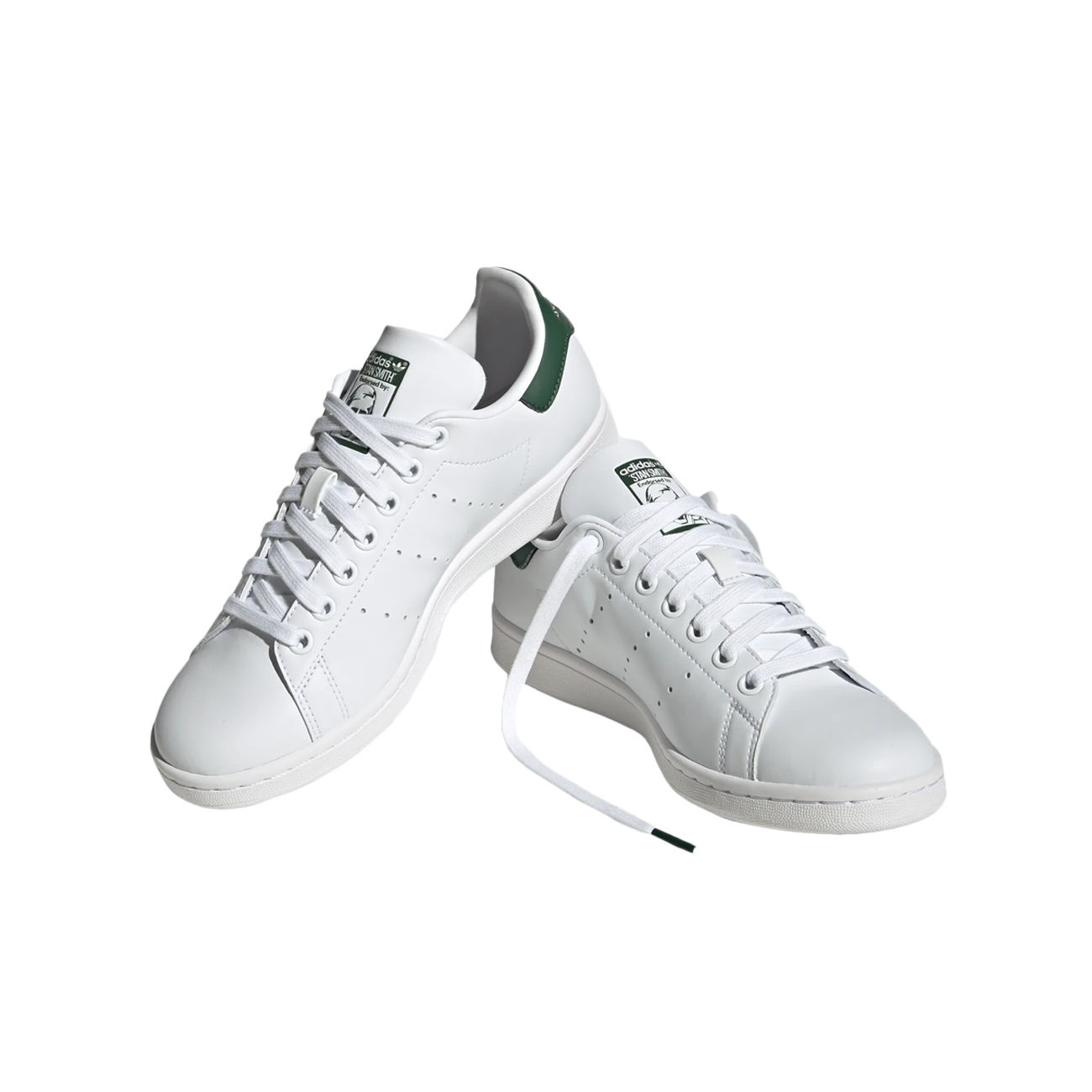 ADIDAS SNEAKERS STAN SMITH Woman Bianco Verde Scuro