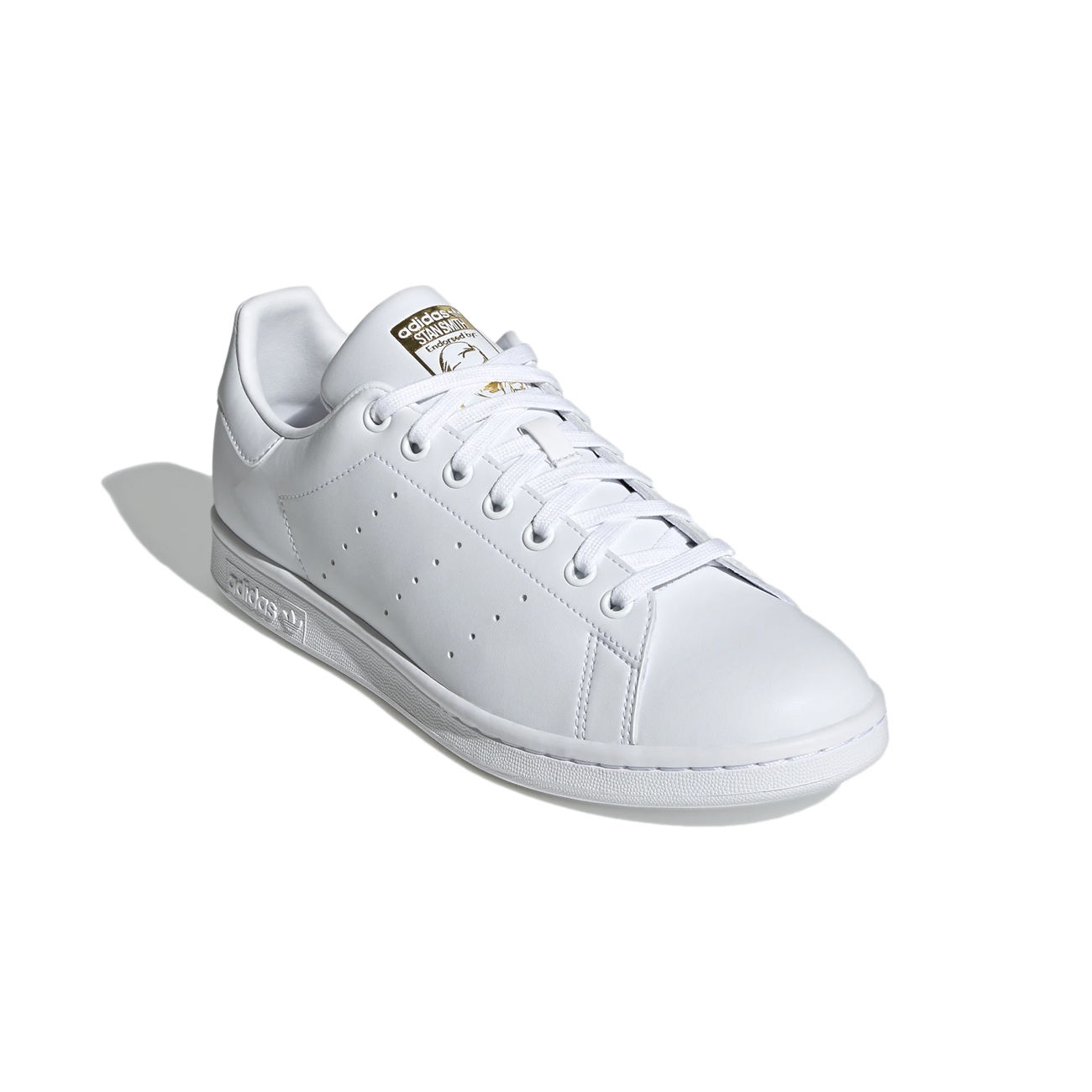 adidas Originals Stan Smith Pink And Gold Sneakers Women in White
