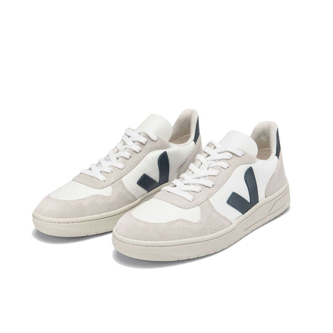 SNEAKERS STRING V-10 MESH Man White Nautico