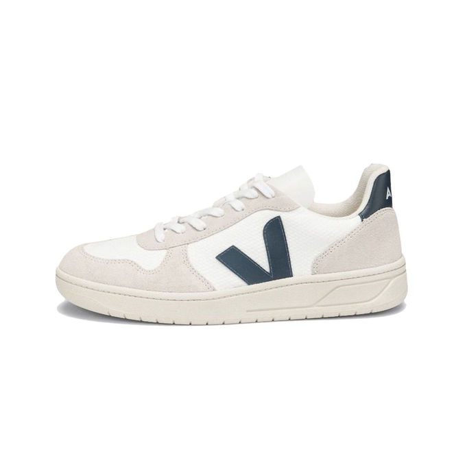 SNEAKERS STRING V-10 MESH Man White Nautico